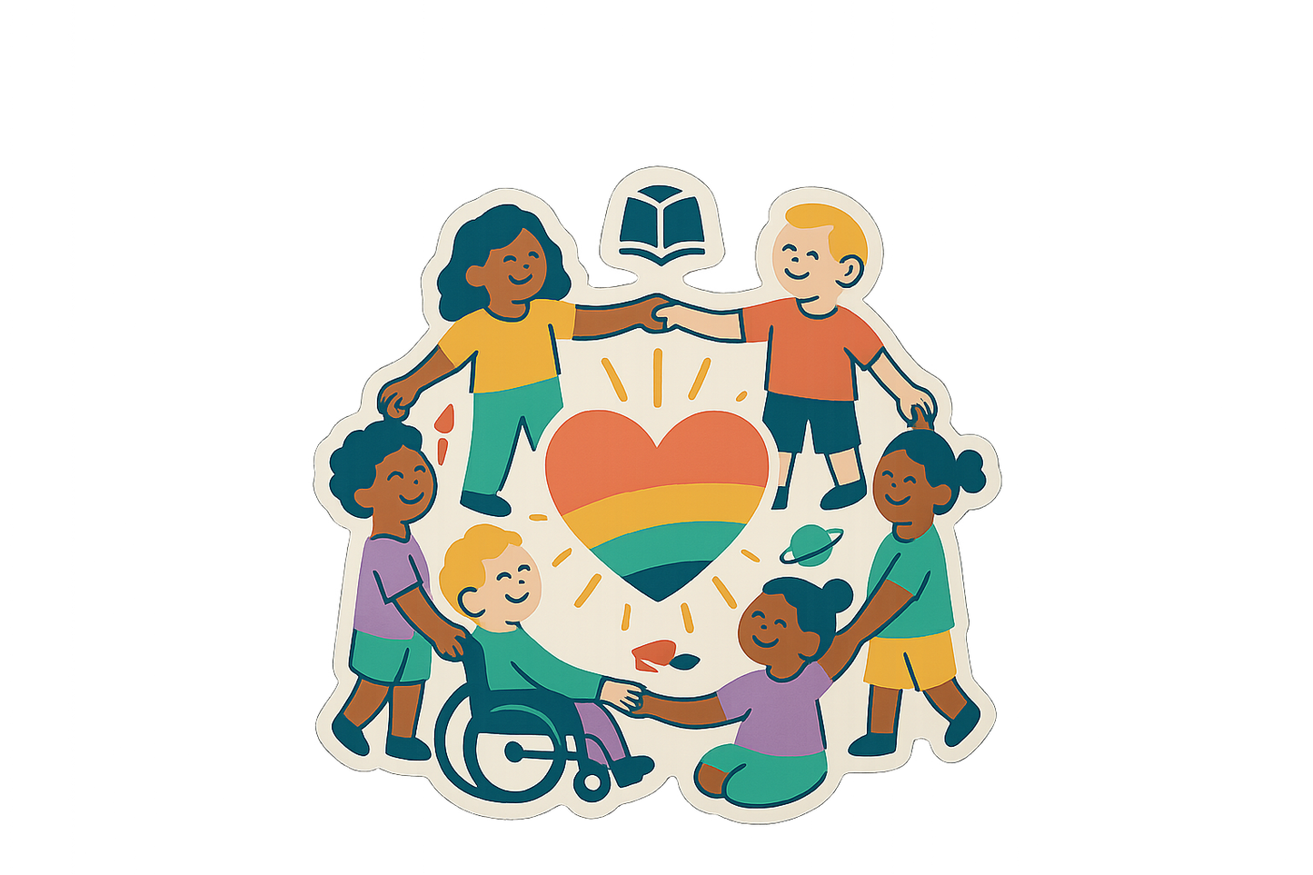 Inclusive Empowerment Sticker Decal Vinyl Laptop Car Window Bumper AUTO Water Bottle Helmets Waterproof Unique