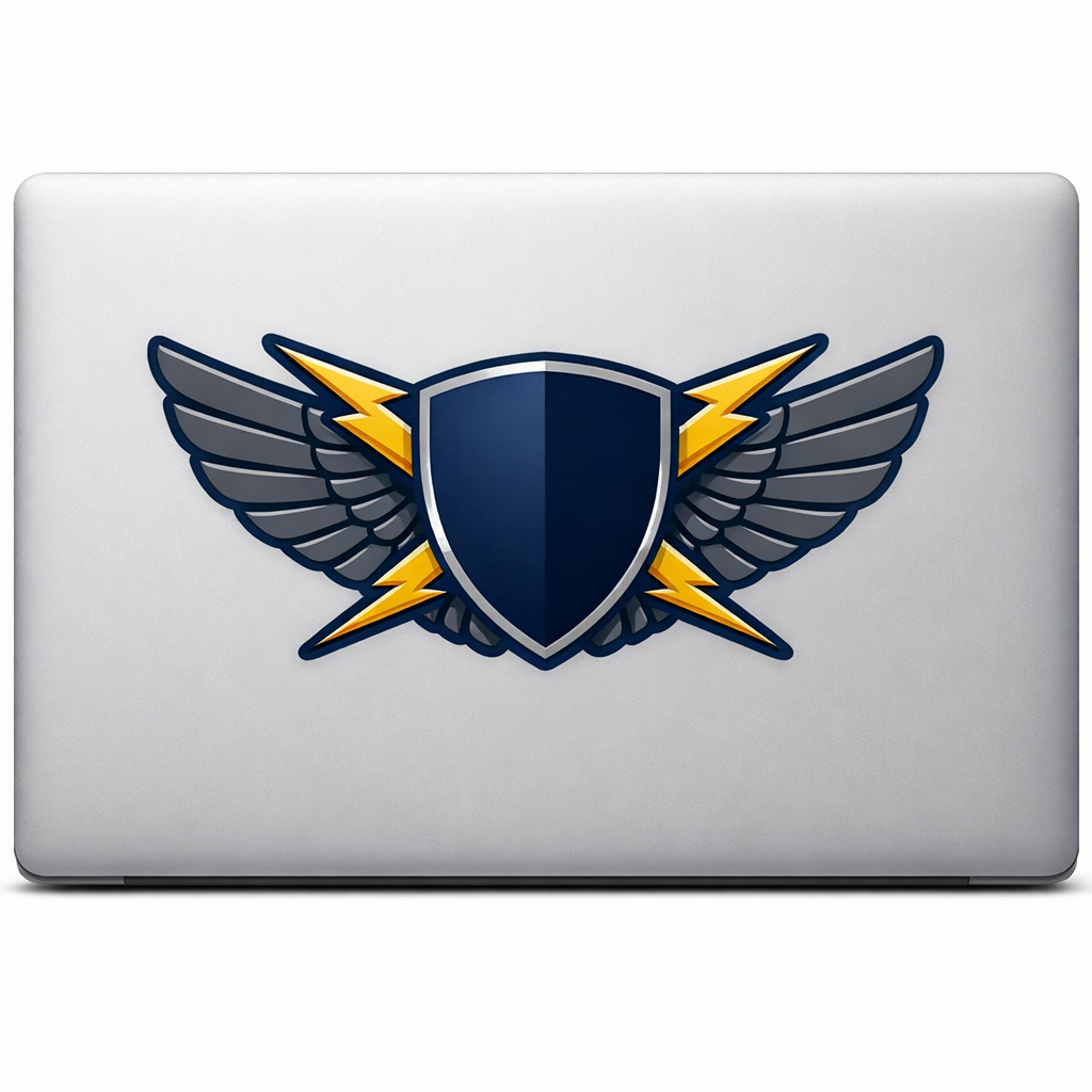 Shield Emblem Sticker Decal Vinyl Laptop Car Window Bumper AUTO Water Bottle Helmets Waterproof Icon