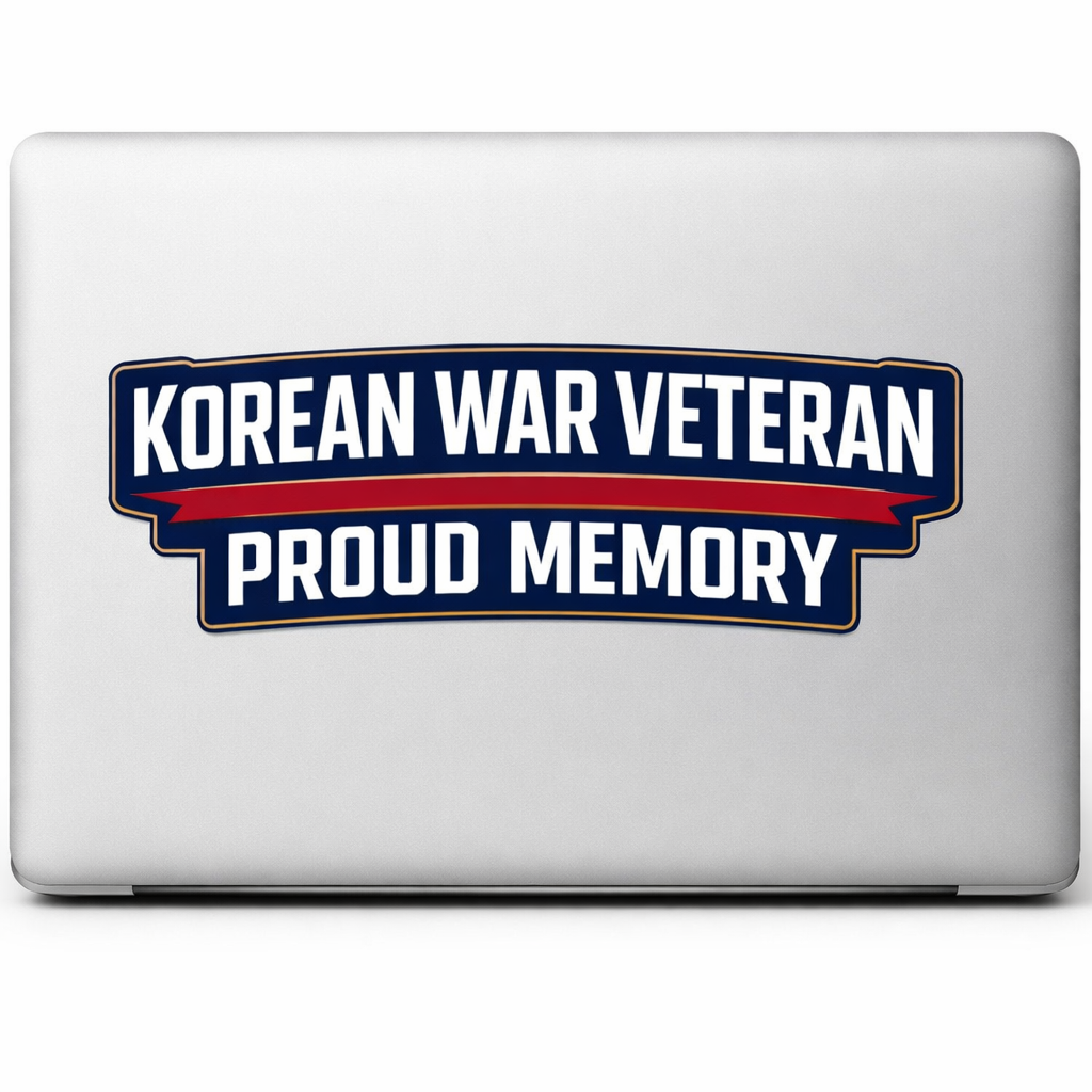 Korean War Veteran Sticker Decal Vinyl Laptop Car Window Bumper AUTO Water Bottle Helmets Waterproof Patriotic
