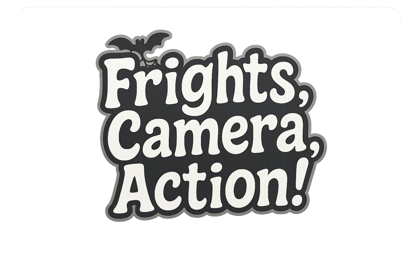 Halloween Frights Sticker Decal Vinyl Laptop Car Window Bumper AUTO Water Bottle Helmets Waterproof