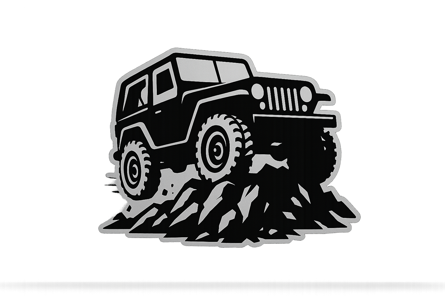 Military Jeep Sticker Decal Vinyl Laptop Car Window Bumper AUTO Water Bottle Helmets Waterproof Off-Road