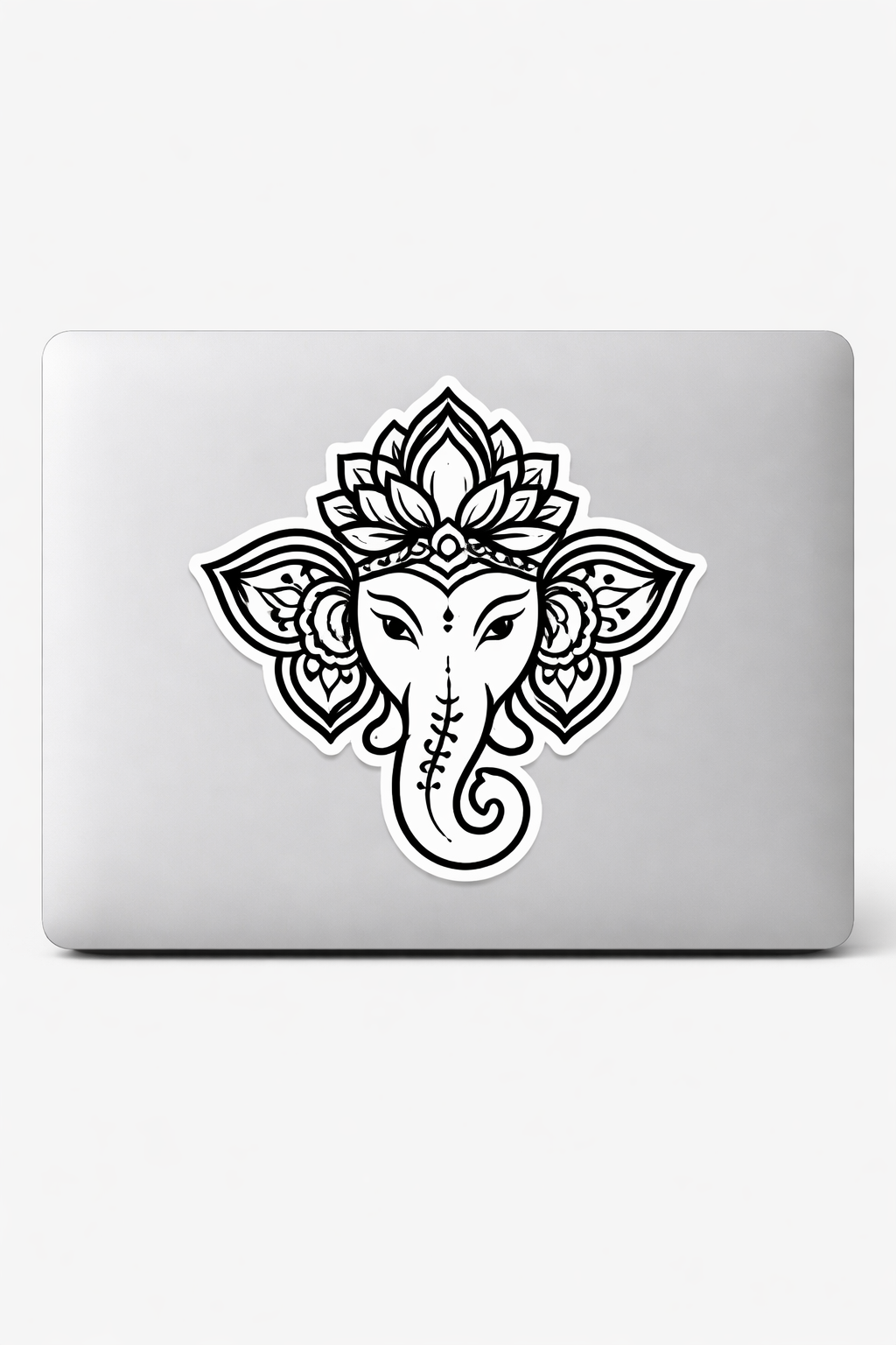 Ganesha Face Sticker Decal Vinyl Laptop Car Window Bumper AUTO Water Bottle Helmets Waterproof Sacred Design