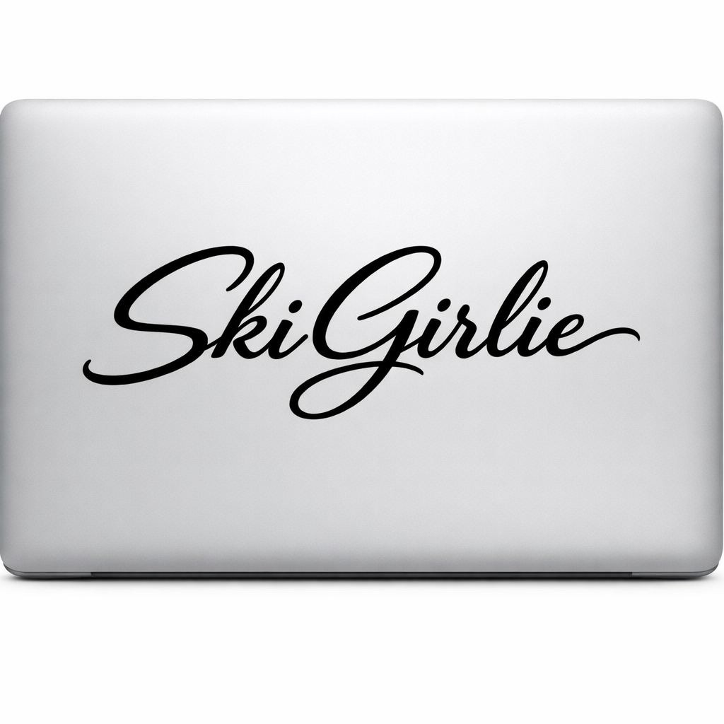 Ski USA Sticker Decal Vinyl Laptop Car Window Bumper AUTO Water Bottle Helmets Waterproof Skiing
