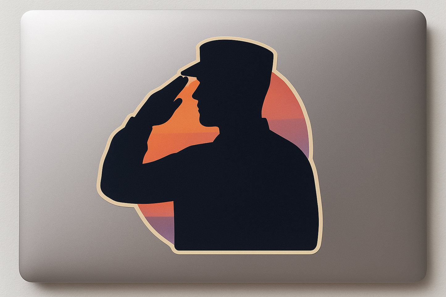 Modern Soldier Silhouette Sticker Decal Vinyl Laptop Car Window Bumper AUTO Bottle Water Bottle Helmets Waterproof