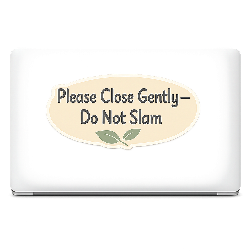 Warning Hand Symbol Sticker Decal Vinyl Laptop Car Window Bumper AUTO Water Bottle Helmets Waterproof