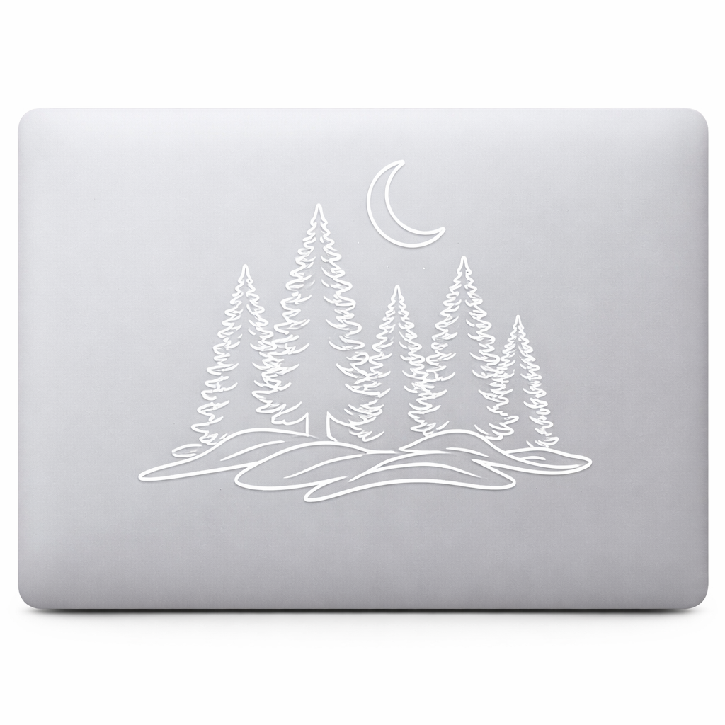 Mountain Forest Sticker Decal Vinyl Laptop Car Window Bumper AUTO Water Bottle Helmets Waterproof Adventure