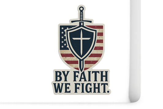 USA Saint Michael's Shield Sword Sticker Decal Vinyl Laptop Car Window Bumper AUTO Water Bottle Helmets Waterproof