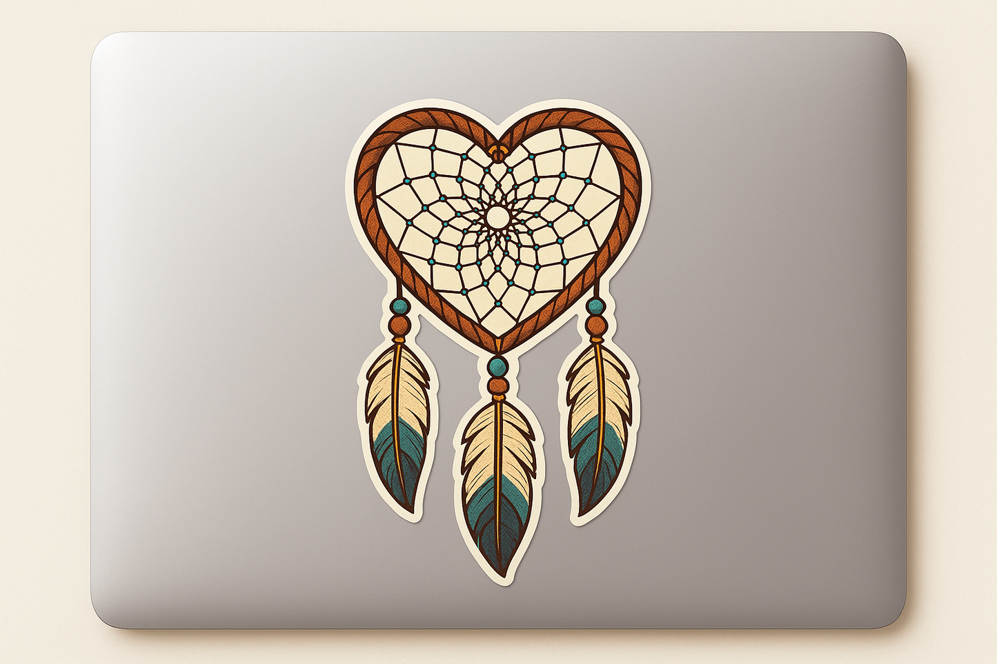Heart Dreamcatcher Sticker Decal Vinyl Laptop Car Window Bumper AUTO Water Bottle Helmets Waterproof Native American