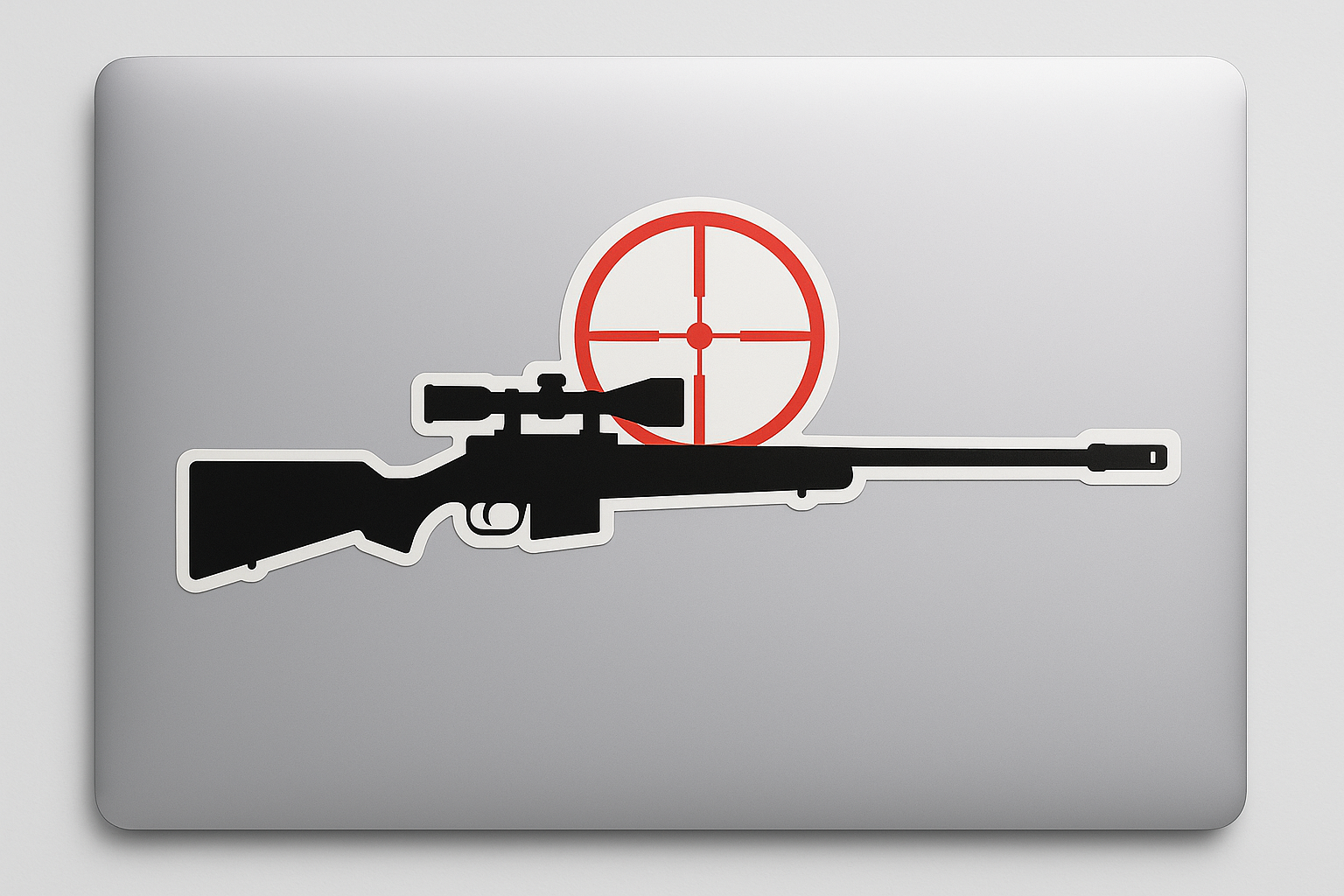 Sniper Rifle Sticker Decal Vinyl Laptop Car Window Bumper AUTO Water Bottle Helmets Waterproof