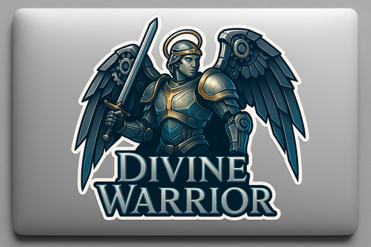 Archangel Michael Divine Warrior Sticker Decal Vinyl Laptop Car Window Bumper AUTO Water Bottle Helmets Waterproof