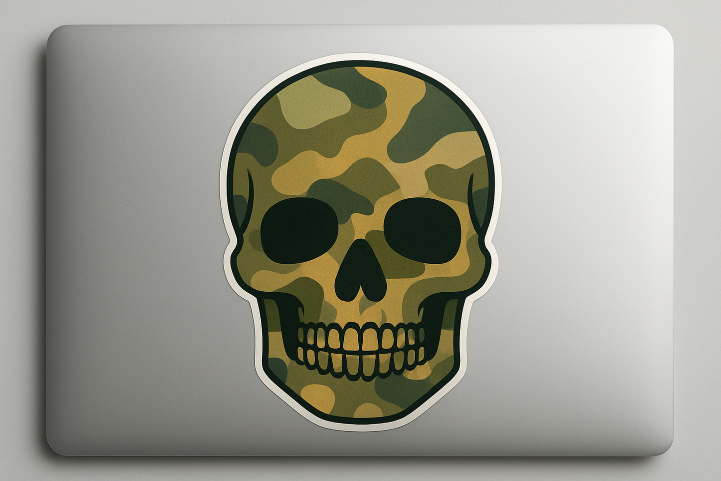 Camouflage Skull Sticker Decal Vinyl Laptop Car Window Bumper AUTO Water Bottle Helmets Waterproof