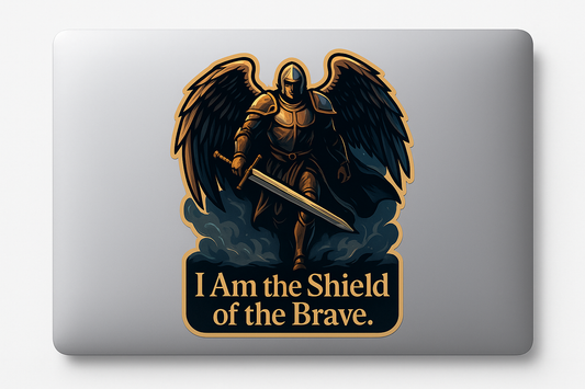 Archangel Michael Sticker Decal Vinyl Laptop Car Window Bumper AUTO Water Bottle Helmets Waterproof Angel Sword