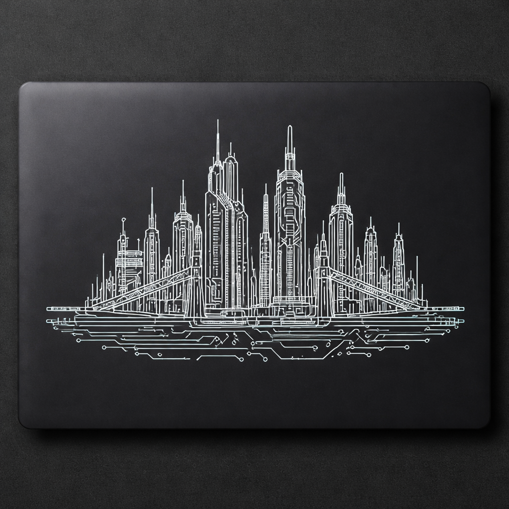 NY New York Sticker Decal Vinyl Laptop Car Window Bumper AUTO Water Bottle Helmets Waterproof Skyline Blueprint