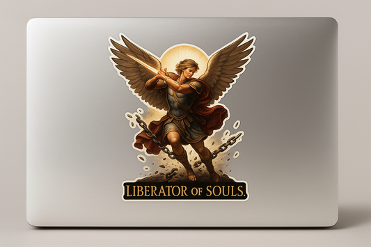 Archangel Michael Sticker Decal Vinyl Laptop Car Window Bumper AUTO Water Bottle Helmets Waterproof