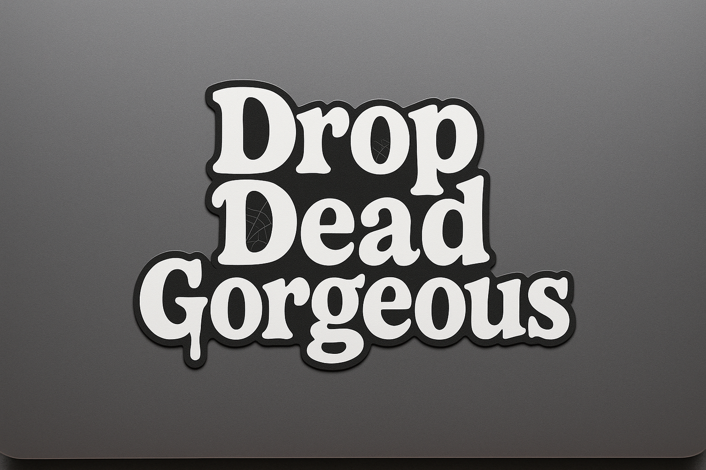 Halloween Drop Dead Gorgeous Sticker Decal Vinyl Laptop Car Window Bumper AUTO Water Bottle Helmets Waterproof