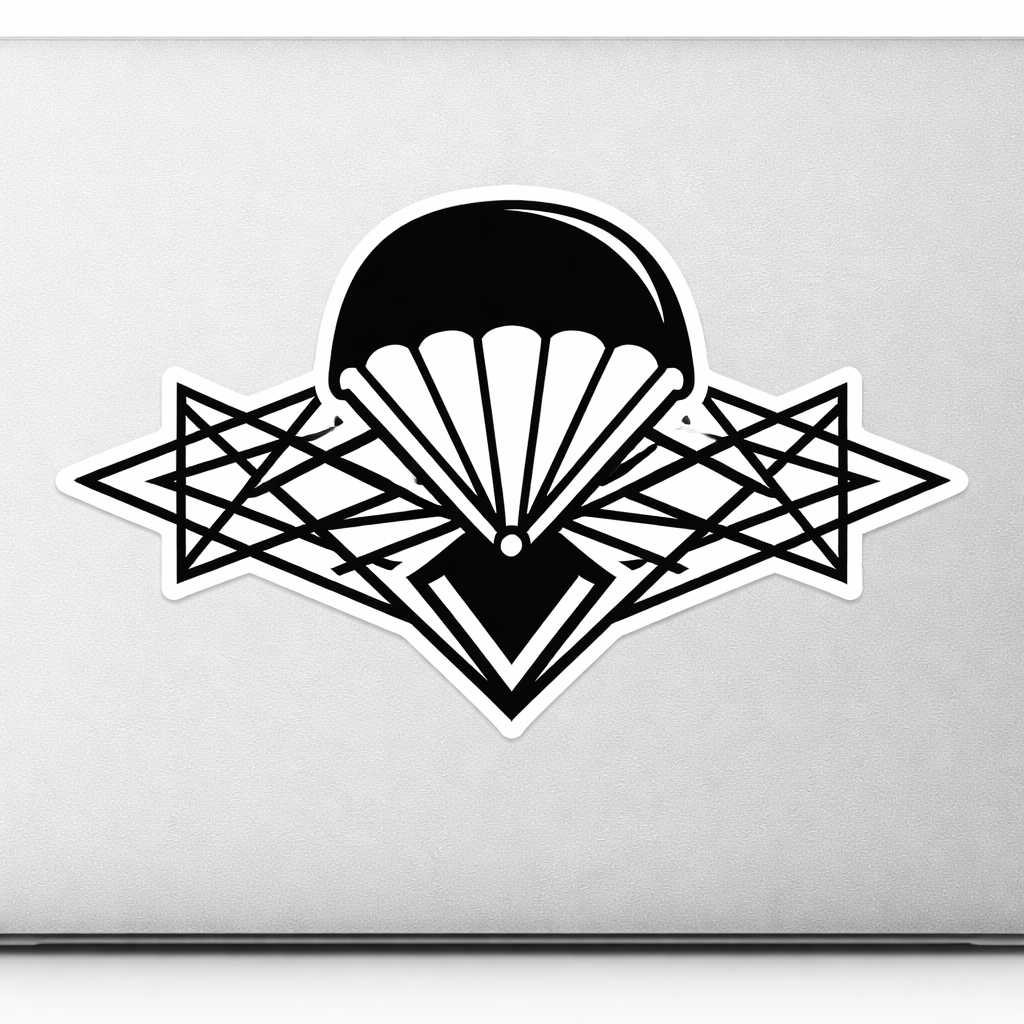 Paratrooper Military Sticker Decal Vinyl Laptop Car Window Bumper AUTO Water Bottle Helmets Waterproof USA