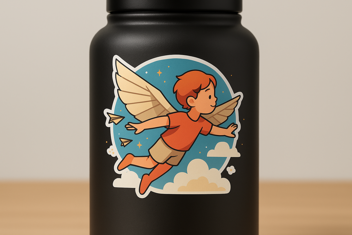 Freedom Imagination Theme Sticker Decal Vinyl Laptop Car Window Bumper AUTO Water Bottle Helmets Waterproof