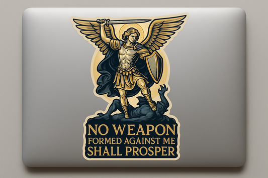Archangel Michael Sticker Decal Vinyl Laptop Car Window Bumper AUTO Water Bottle Helmets Waterproof Protector Saint