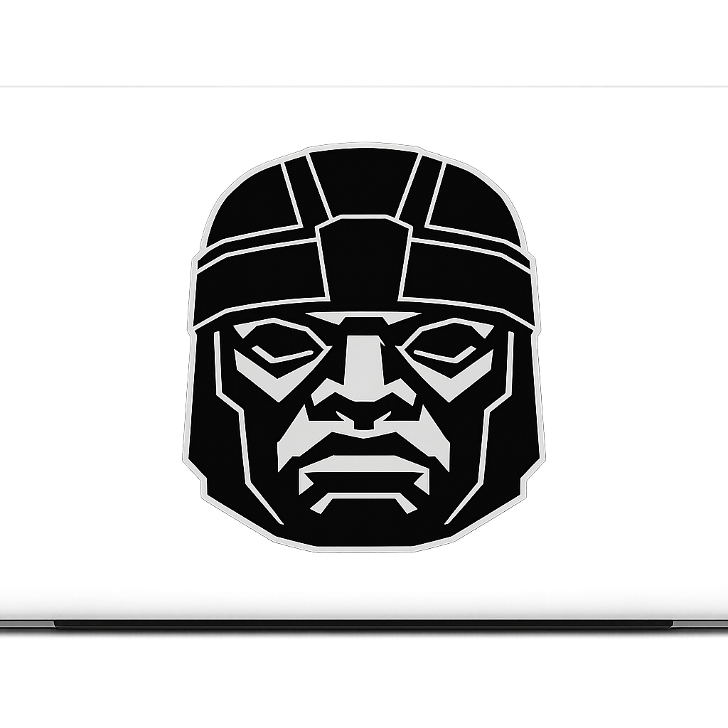 MX Olmec Head Sticker Decal Vinyl Laptop Car Window Bumper AUTO Water Bottle Helmets Waterproof Modern Geometric