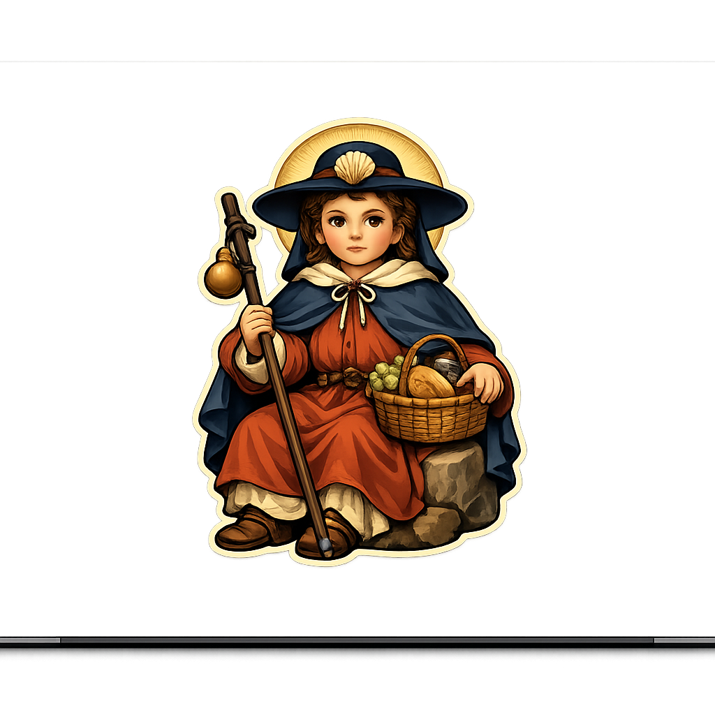 SNA Santo Niño de Atocha Sticker Decal Vinyl Laptop Car Window Bumper AUTO Water Bottle Helmets Waterproof Religious Figure