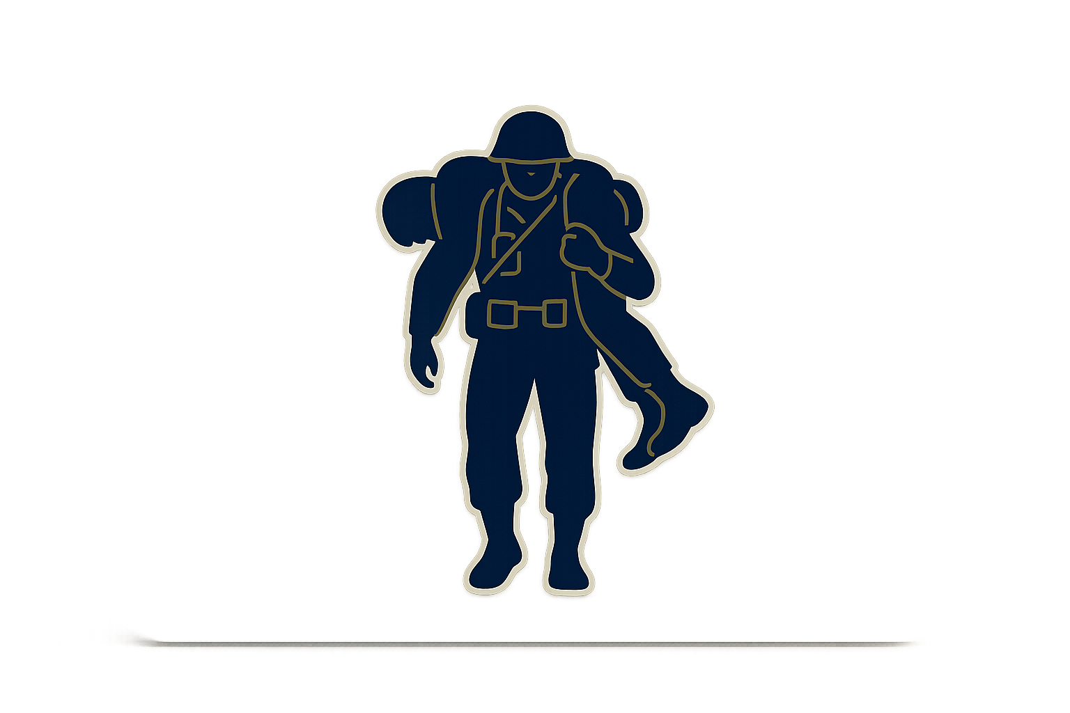 Soldier Hero Sticker Decal Vinyl Laptop Car Window Bumper AUTO Water Bottle Helmets Waterproof USA