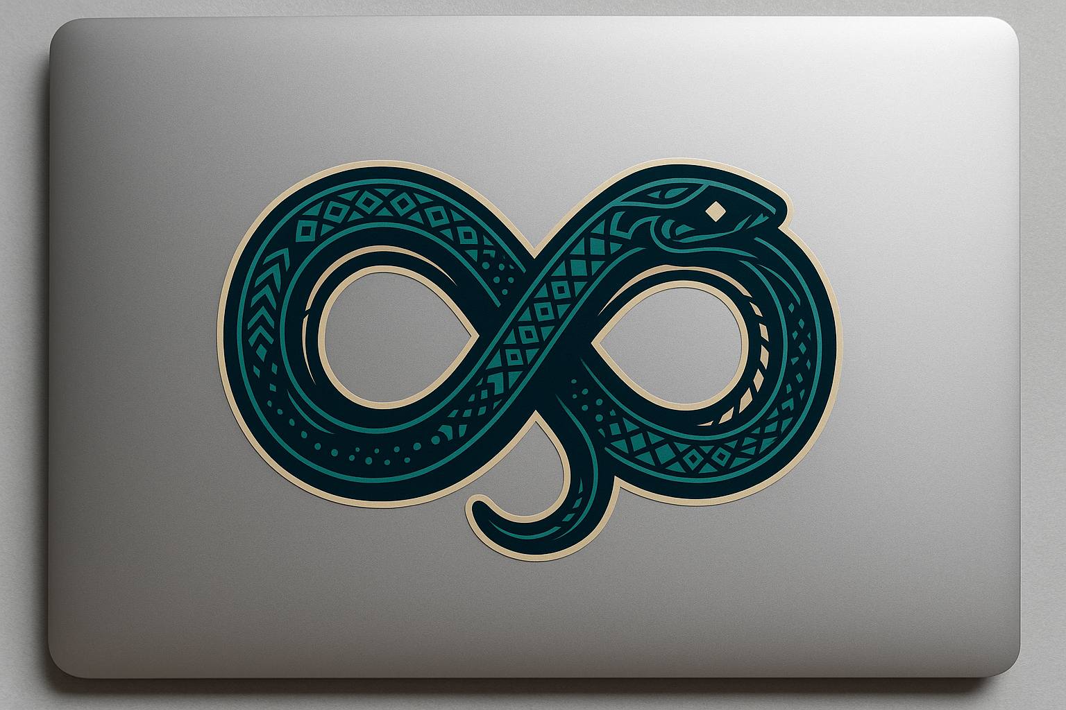 Tribal Snake Infinity Loop Sticker Decal Vinyl Laptop Car Window Bumper AUTO Water Bottle Helmets Waterproof