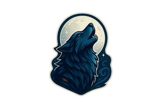 Werewolf Howling Moon Sticker Decal Vinyl Laptop Car Window Bumper AUTO Water Bottle Helmets Waterproof
