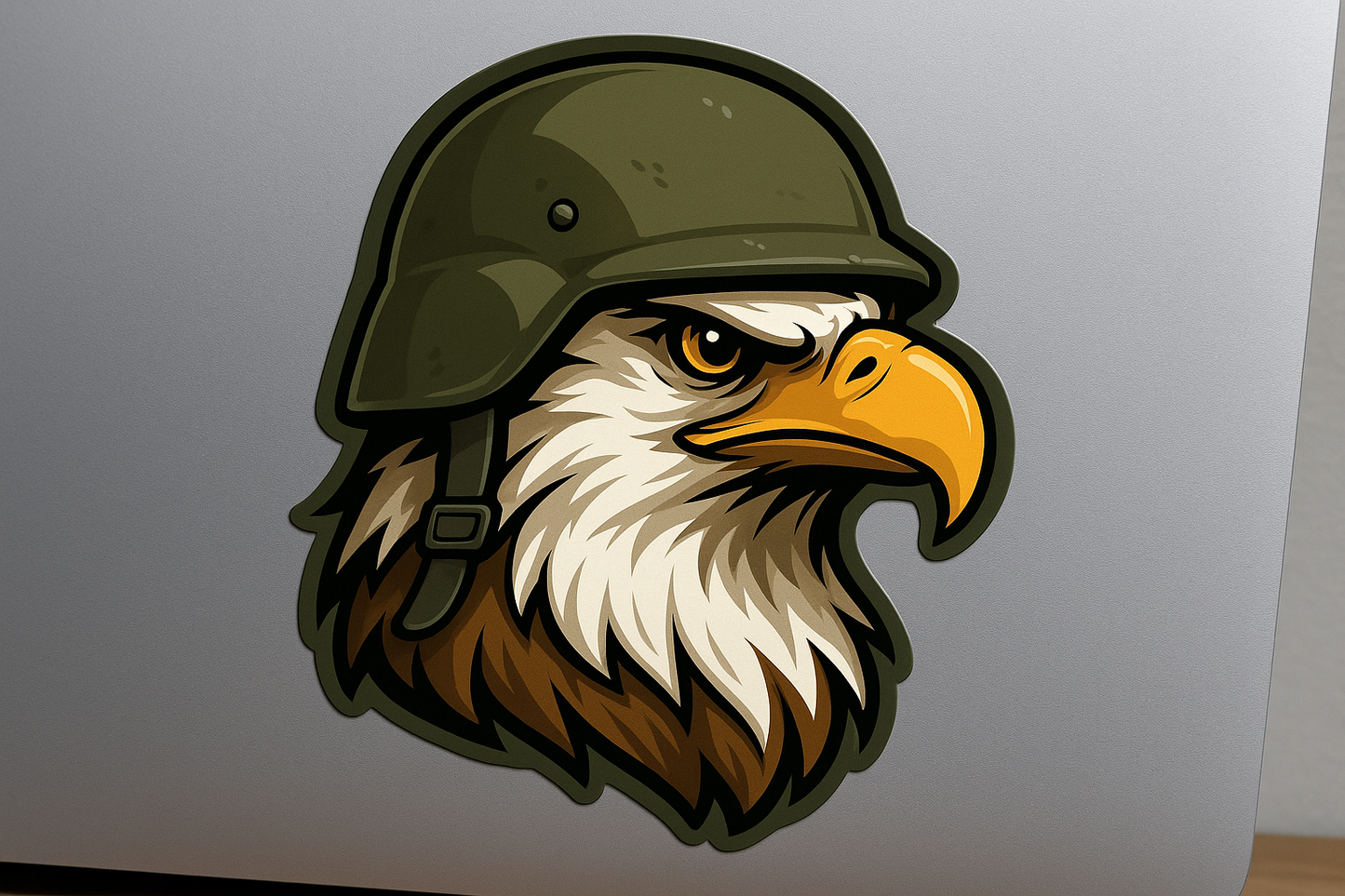Eagle Head Military Sticker Decal Vinyl Laptop Car Window Bumper AUTO Water Bottle Helmets Waterproof