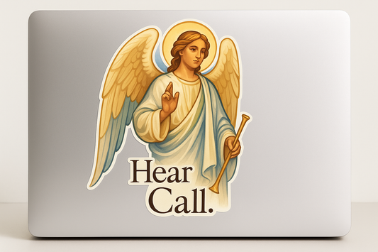 Archangel Gabriel Sticker Decal Vinyl Laptop Car Window Bumper AUTO Water Bottle Helmets Waterproof Angelic
