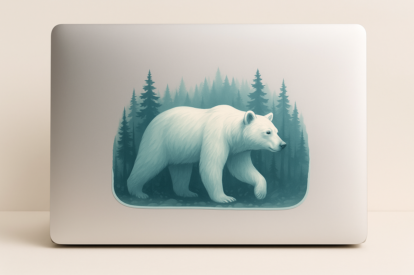 BC British Columbia Spirit Bear Sticker Decal Vinyl Laptop Car Window Bumper AUTO Water Bottle Helmets Waterproof Canada