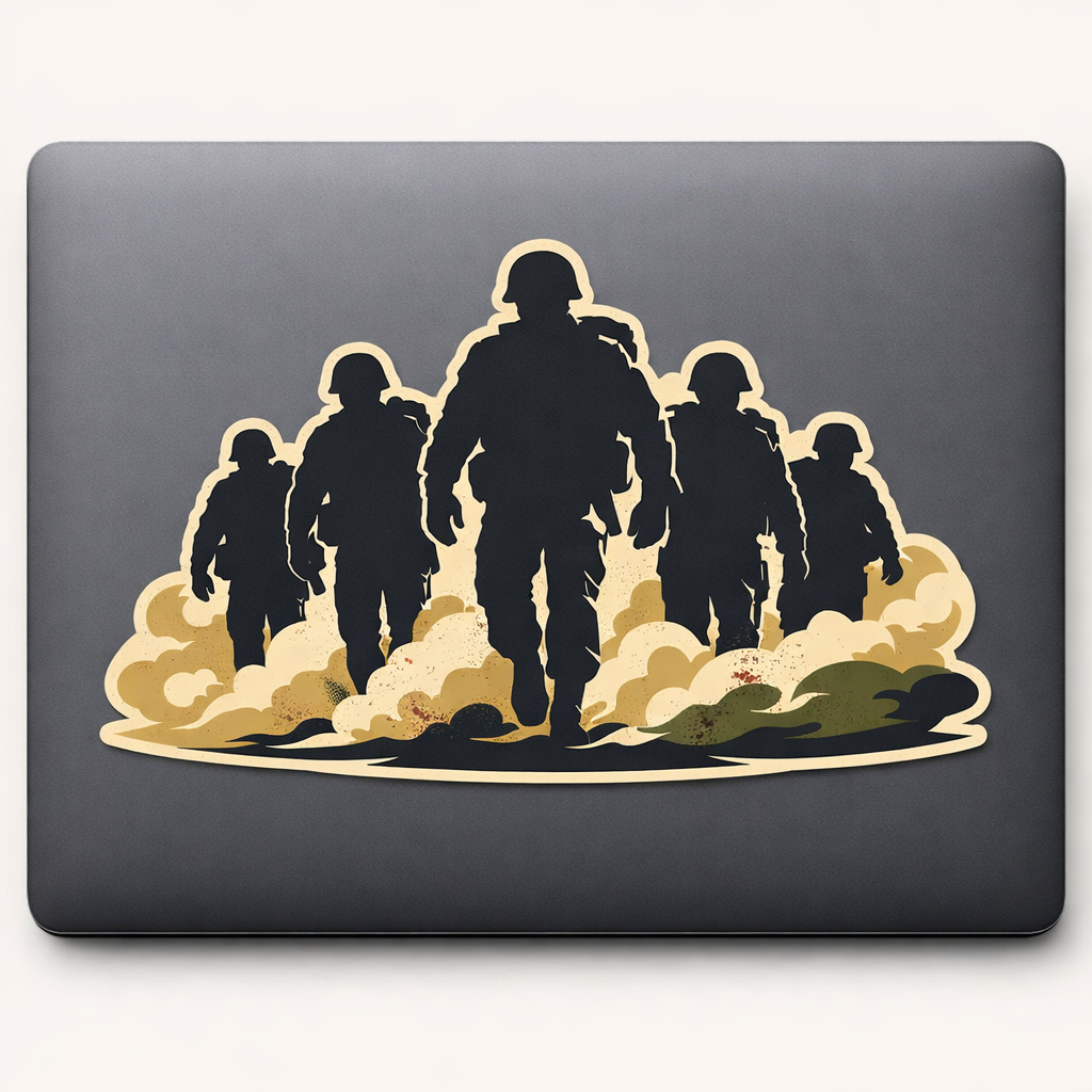 US Soldiers Sticker Decal Vinyl Laptop Car Window Bumper AUTO Water Bottle Helmets Waterproof Military