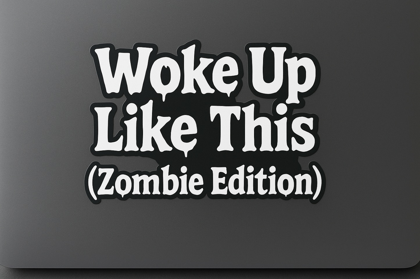 Zombie Edition Halloween Sticker Decal Vinyl Laptop Car Window Bumper Truck AUTO Water Bottle Helmets Waterproof