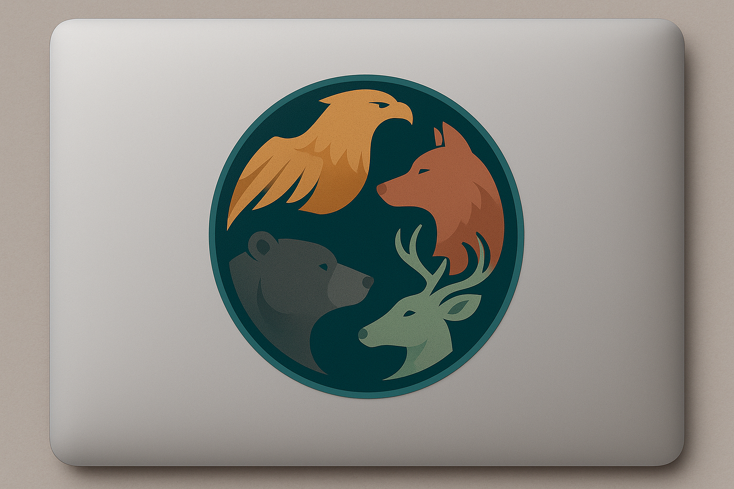 Circle of Life Sticker Decal Vinyl Laptop Car Window Bumper AUTO Water Bottle Helmets Waterproof Wildlife