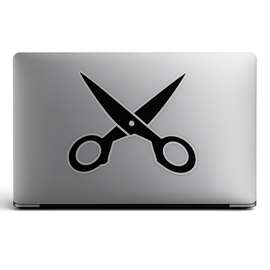 Modern Barber Shop Sticker Decal Vinyl Laptop Car Window Bumper AUTO Water Bottle Helmets Waterproof