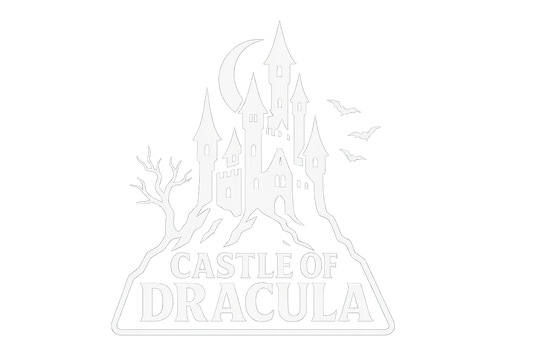 Castle of Dracula Transylvania Sticker Decal Vinyl Laptop Car Window Bumper AUTO Water Bottle Helmets Waterproof