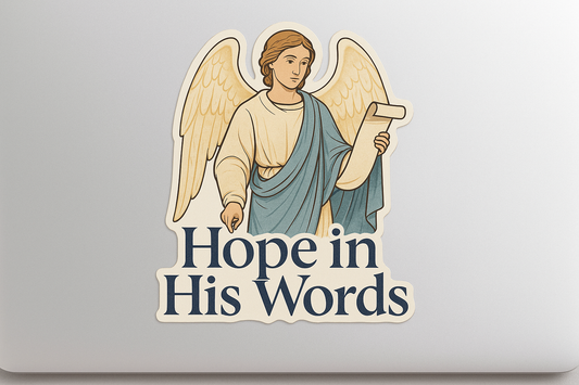 Archangel Gabriel Sticker Decal Vinyl Laptop Car Window Bumper AUTO Water Bottle Helmets Waterproof Angelic