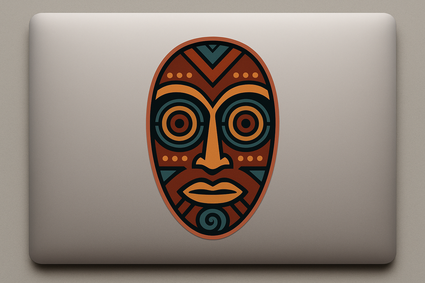 Tribal Mask Sticker Decal Vinyl Laptop Car Window Bumper AUTO Water Bottle Helmets Waterproof