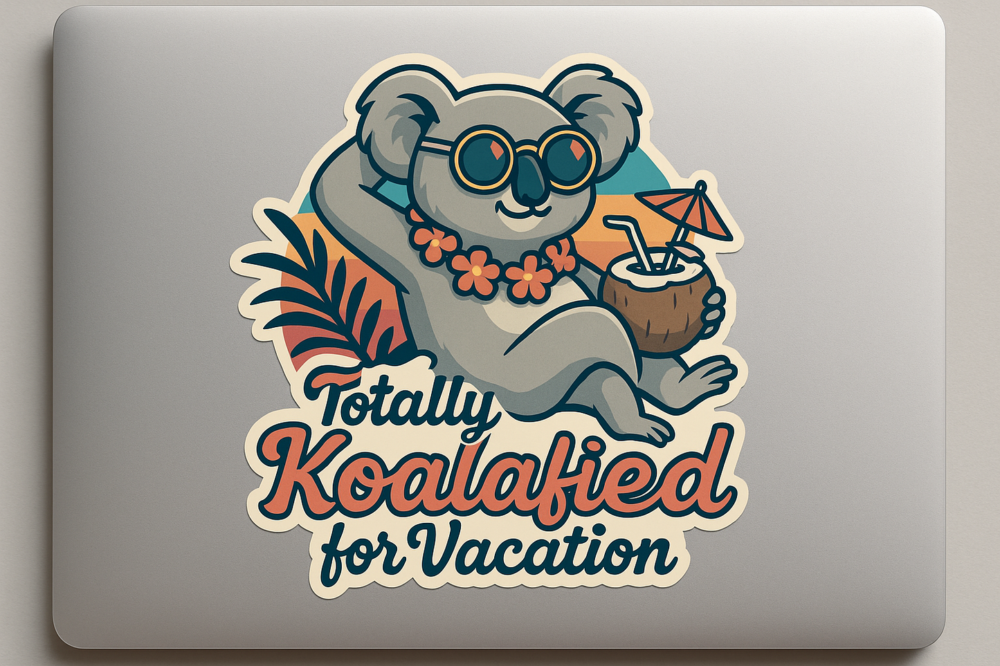 Koala Sticker Decal Vinyl Laptop Car Window Bumper AUTO Water Bottle Helmets Waterproof Australia Wildlife