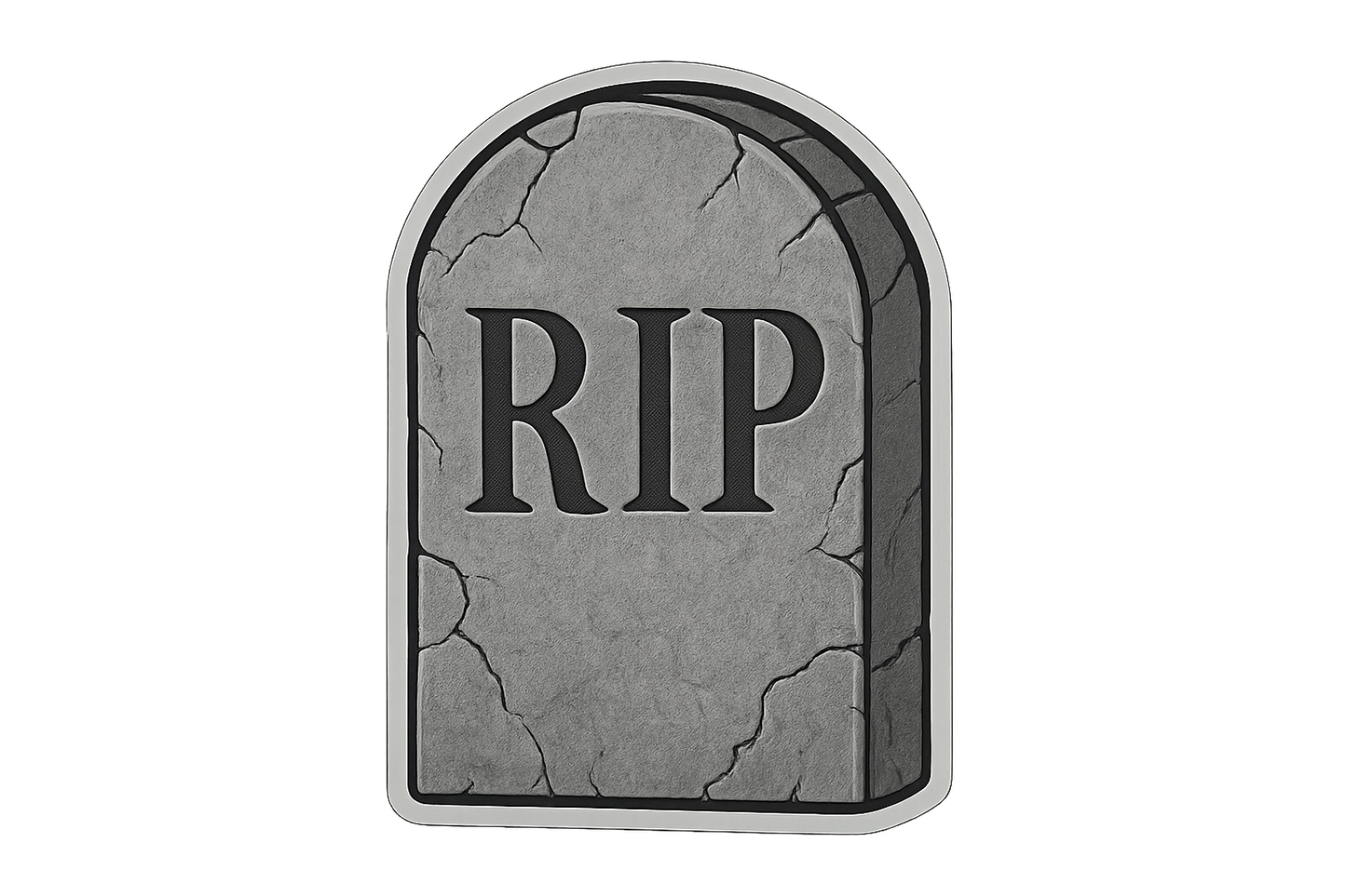 Tombstone RIP Sticker Decal Vinyl Car Window Laptop Bumper AUTO Water Bottle Helmets Waterproof Gothic Style