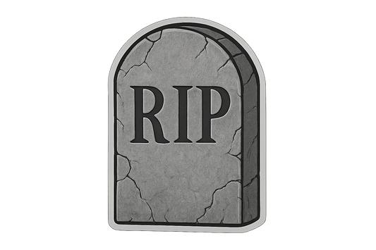 Tombstone RIP Sticker Decal Vinyl Car Window Laptop Bumper AUTO Water Bottle Helmets Waterproof Gothic Style