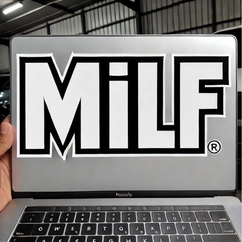 Vinyl sticker: Bold Milf Sticker for Laptop, Wall, Car, Window, Bumper, Waterproof Decal for Trucks and Water Bottles