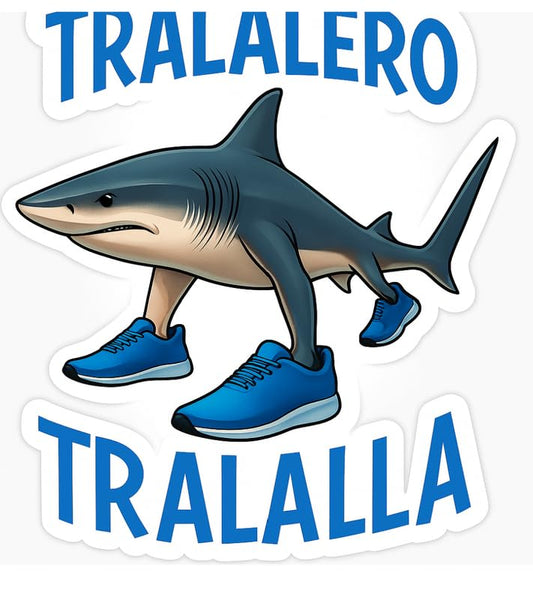 Vinyl sticker: BRR BRR Patapim Meme Universe Squad Sticker for Laptop Wall Car Window Bumper Truck Auto Water Bottle – Full Cast with Cappuccino Ballerina & Tralalero Tralala 4 in