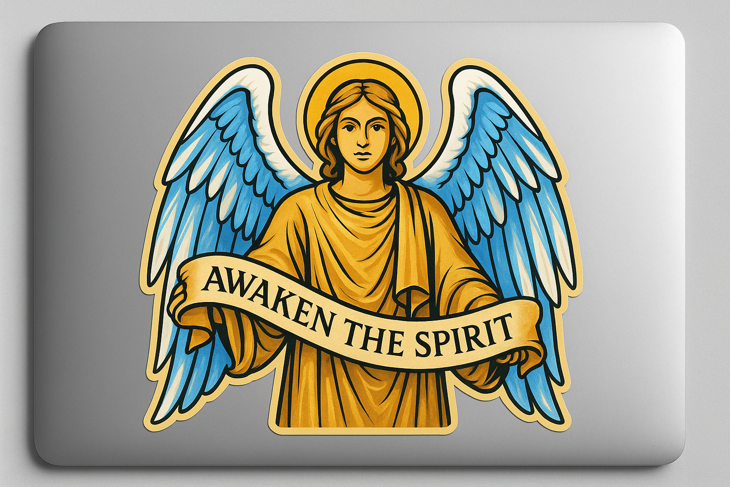 Archangel Gabriel Sticker Decal Vinyl Laptop Car Window Bumper AUTO Water Bottle Helmets Waterproof Angelic
