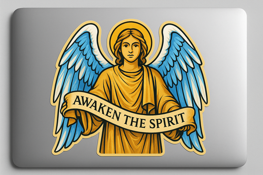 Archangel Gabriel Sticker Decal Vinyl Laptop Car Window Bumper AUTO Water Bottle Helmets Waterproof Angelic