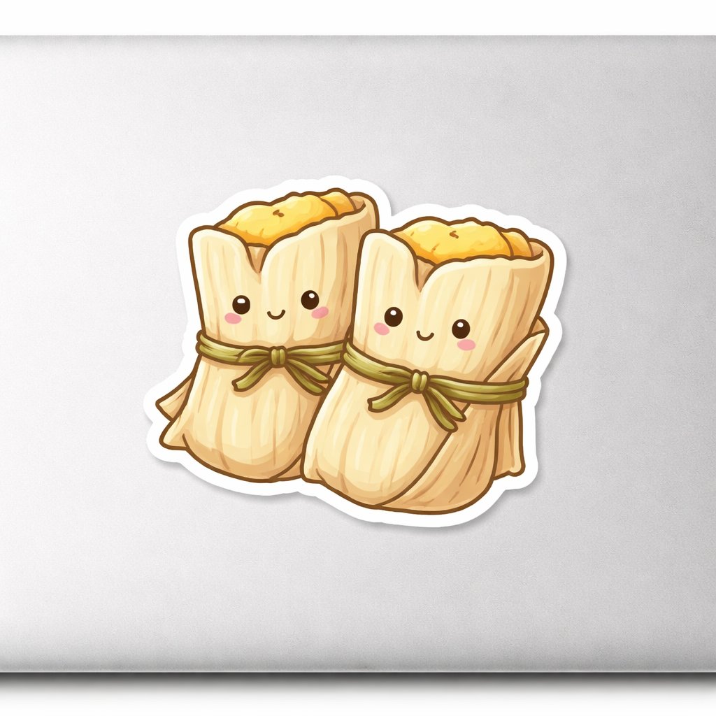 Tamales Mexico Sticker Decal Vinyl Laptop Car Window Bumper AUTO Water Bottle Helmets Waterproof Food