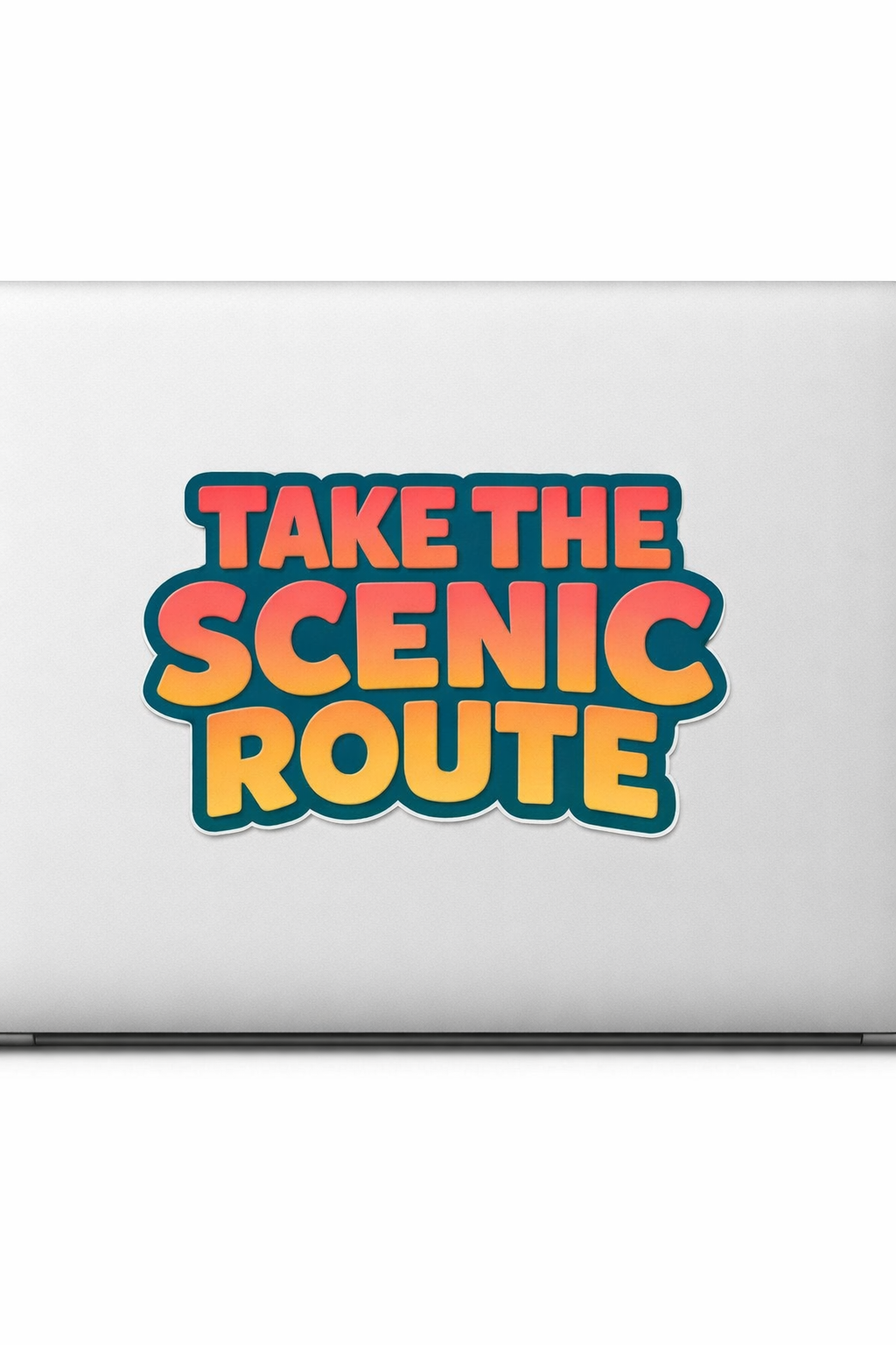 Scenic Route Sticker Decal Vinyl Laptop Car Window Bumper AUTO Water Bottle Helmets Waterproof Journey Adventure