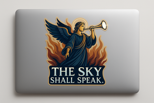 Archangel Gabriel Sticker Decal Vinyl Laptop Car Window Bumper AUTO Water Bottle Helmets Waterproof Spiritual