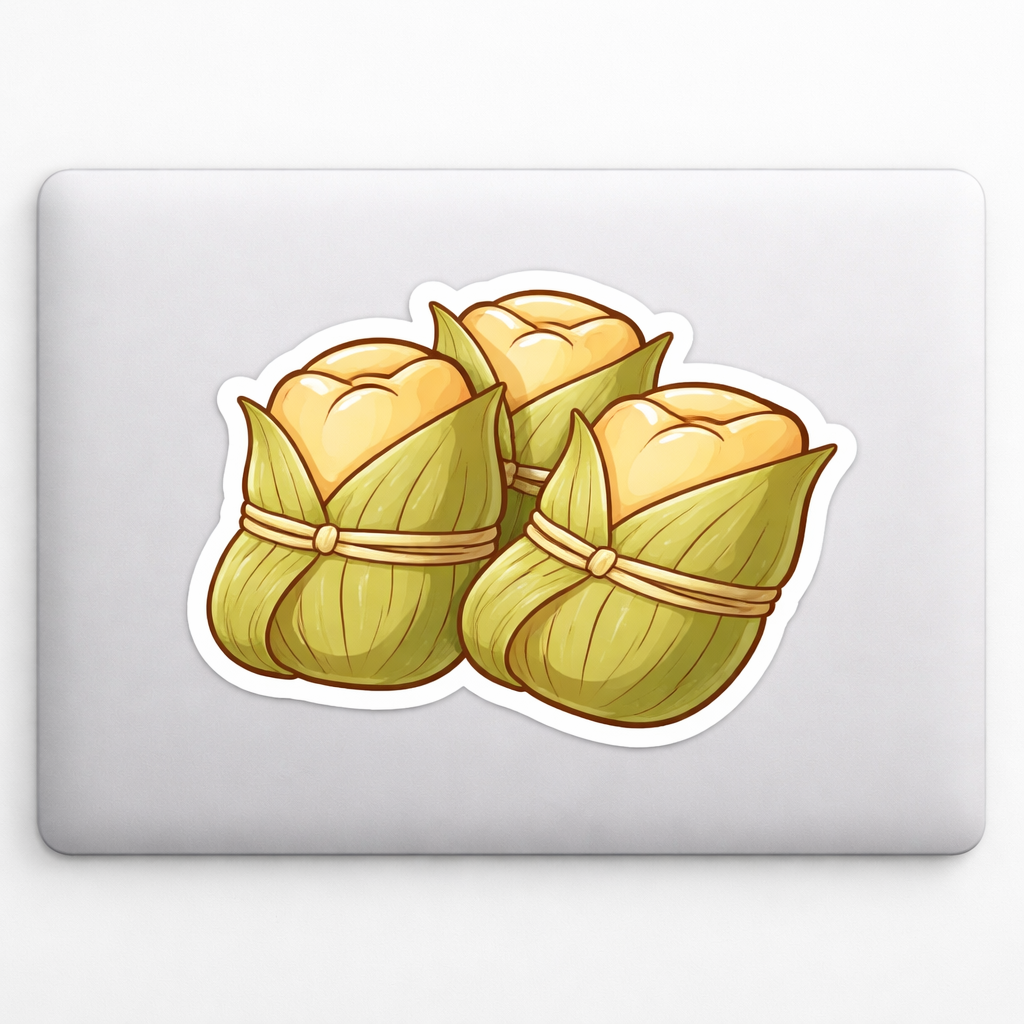 Cartoon Tamales Sticker Decal Vinyl Laptop Car Window Bumper AUTO Bottle Water Bottle Helmets Waterproof Food