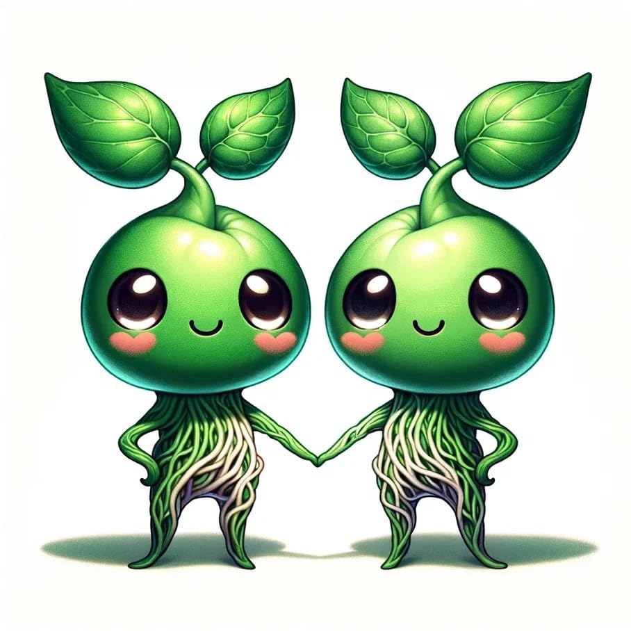 Vinyl sticker: Cute Names of Lovers Happy Sprout Holding Hands Vinyl Sticker Durable & Waterproof Custom Couple Decals for Laptops Cars and Walls Perfect for Valentine's Day Anniversaries & Romantic Gifts
