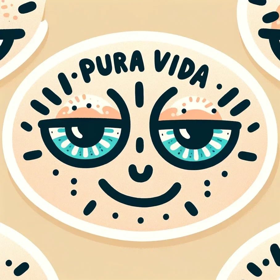 Vinyl sticker: Sticker Pura Vida Tropical Decal Embrace The Surf Sunset Wildlife Vibes for Car Truck Bumper Glass Door Laptop Tumbler